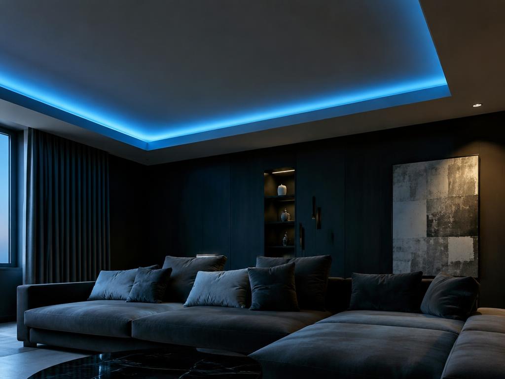 Rebaixos com iluminação LED